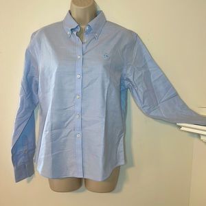 Vintage Brooke Brothers Blue Oxford Button Down Shirt
